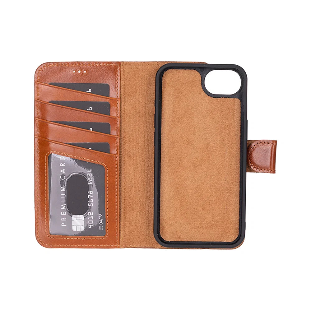 Magic iPhone 17E/16E Leather Detachable Wallet Case