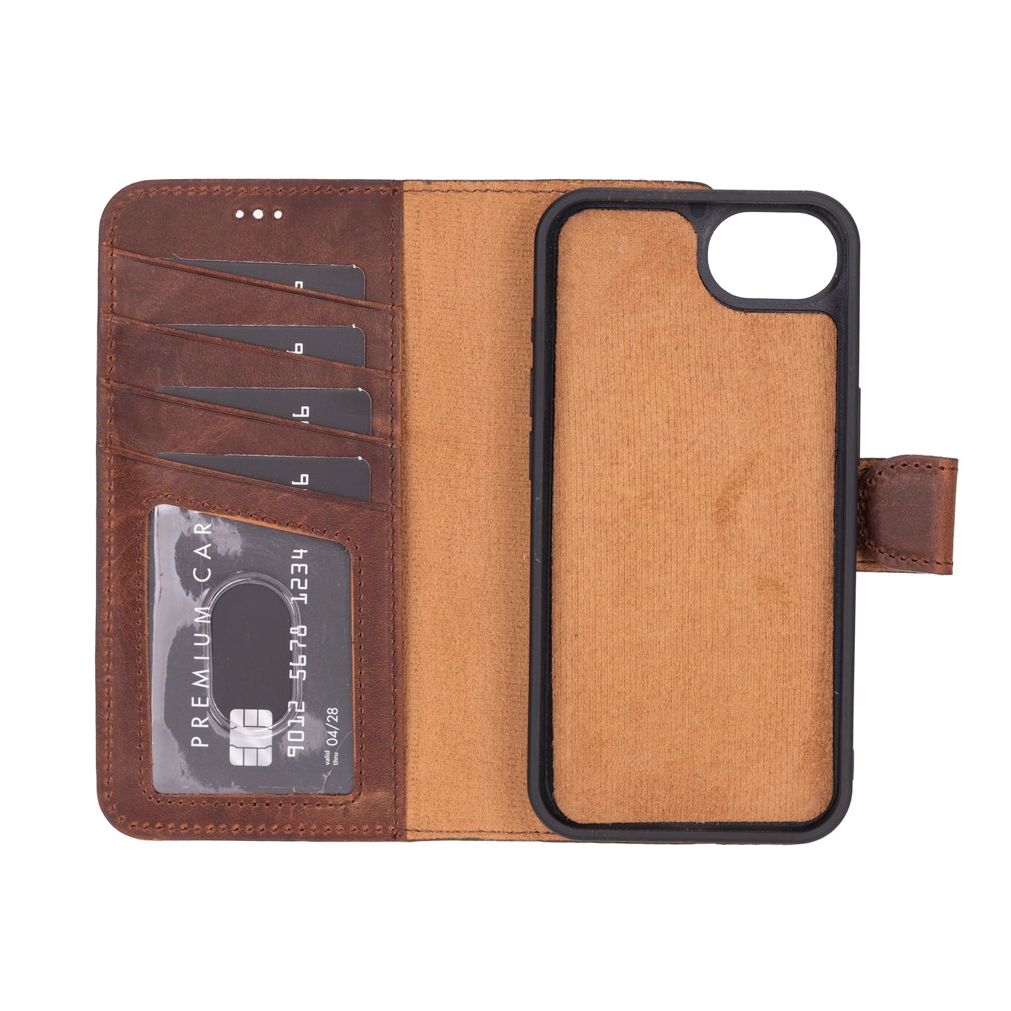 Magic iPhone 17E/16E Leather Detachable Wallet Case