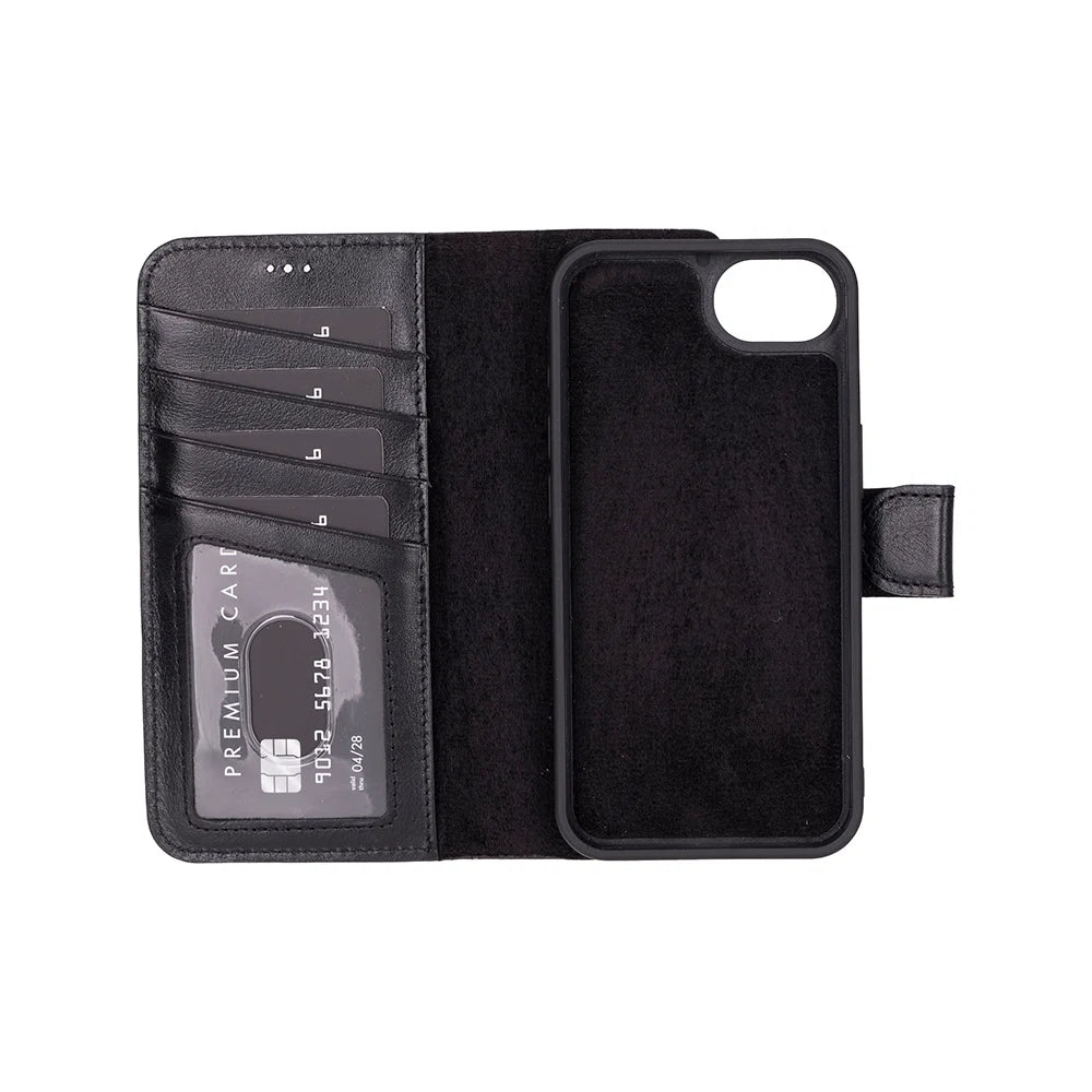 Magic iPhone 17E/16E Leather Detachable Wallet Case