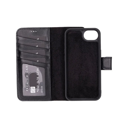 Magic iPhone 17e / 16e Detachable Leather Wallet Case