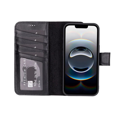 Magic iPhone 17e / 16e Detachable Leather Wallet Case