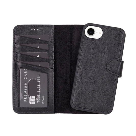 Magic iPhone 17E/16E Detachable Leather Wallet Case