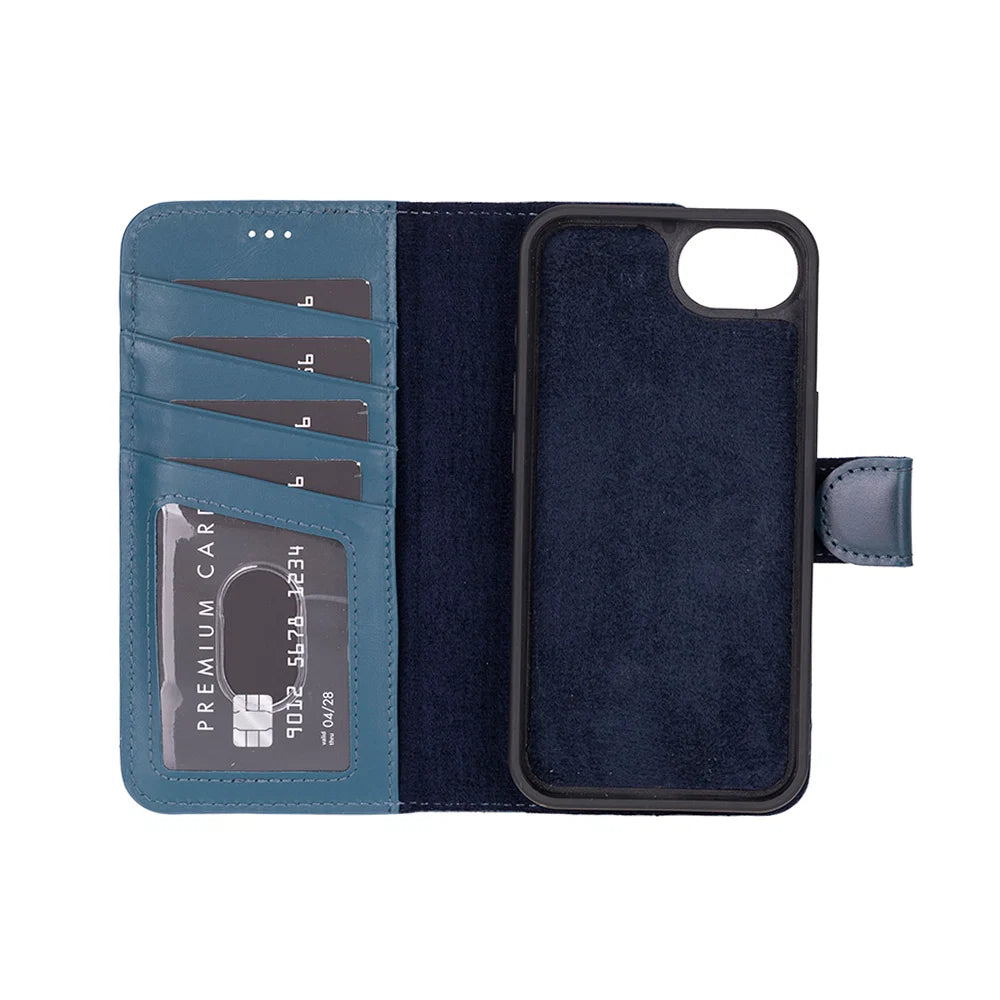 Magic iPhone 17E/16E Detachable Leather Wallet Case