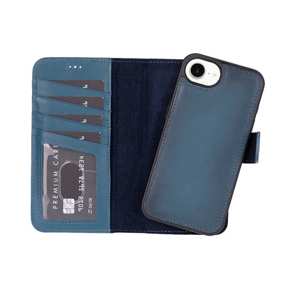 Magic iPhone 17e / 16e Detachable Leather Wallet Case