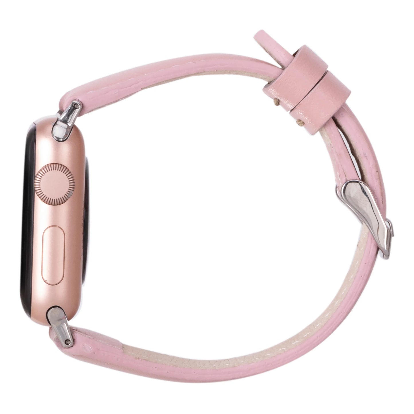 Leather Apple Watch Bands - Clasic Slim Style BRN7