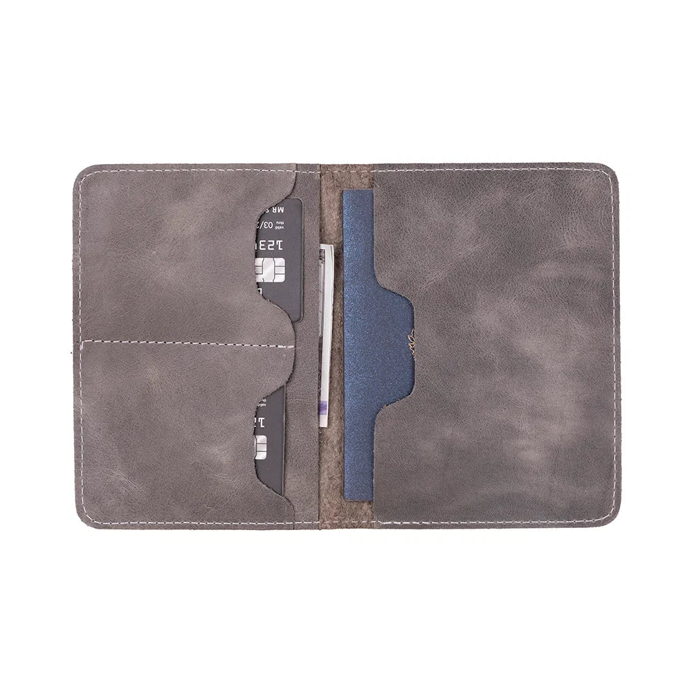 Stronova Leather Passport Wallet