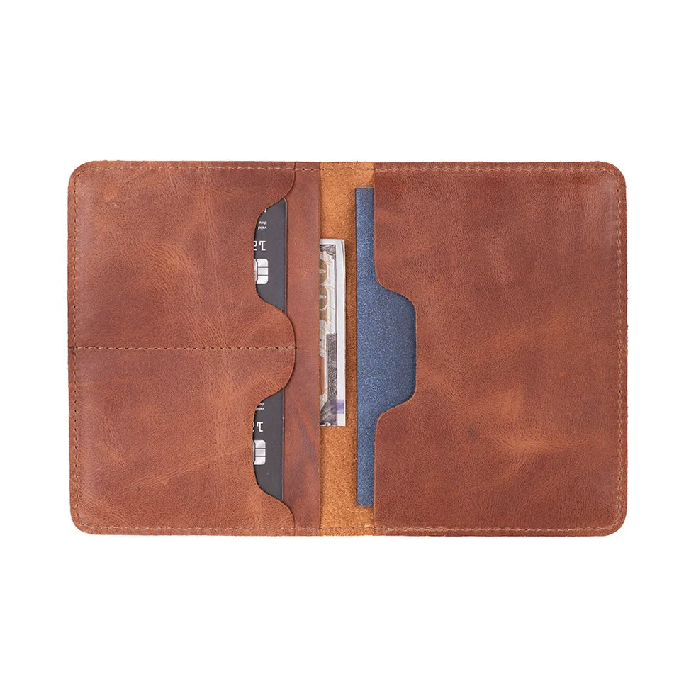 Stronova Leather Passport Wallet