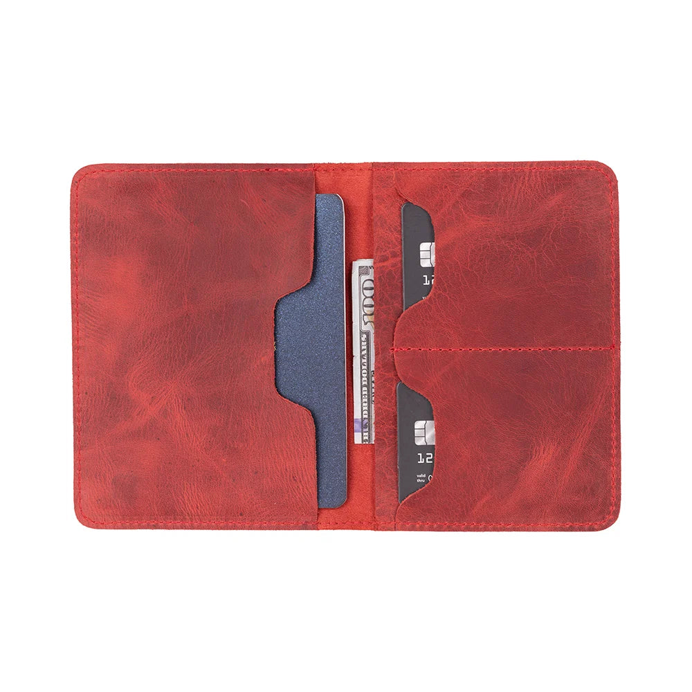 Stronova Leather Passport Wallet