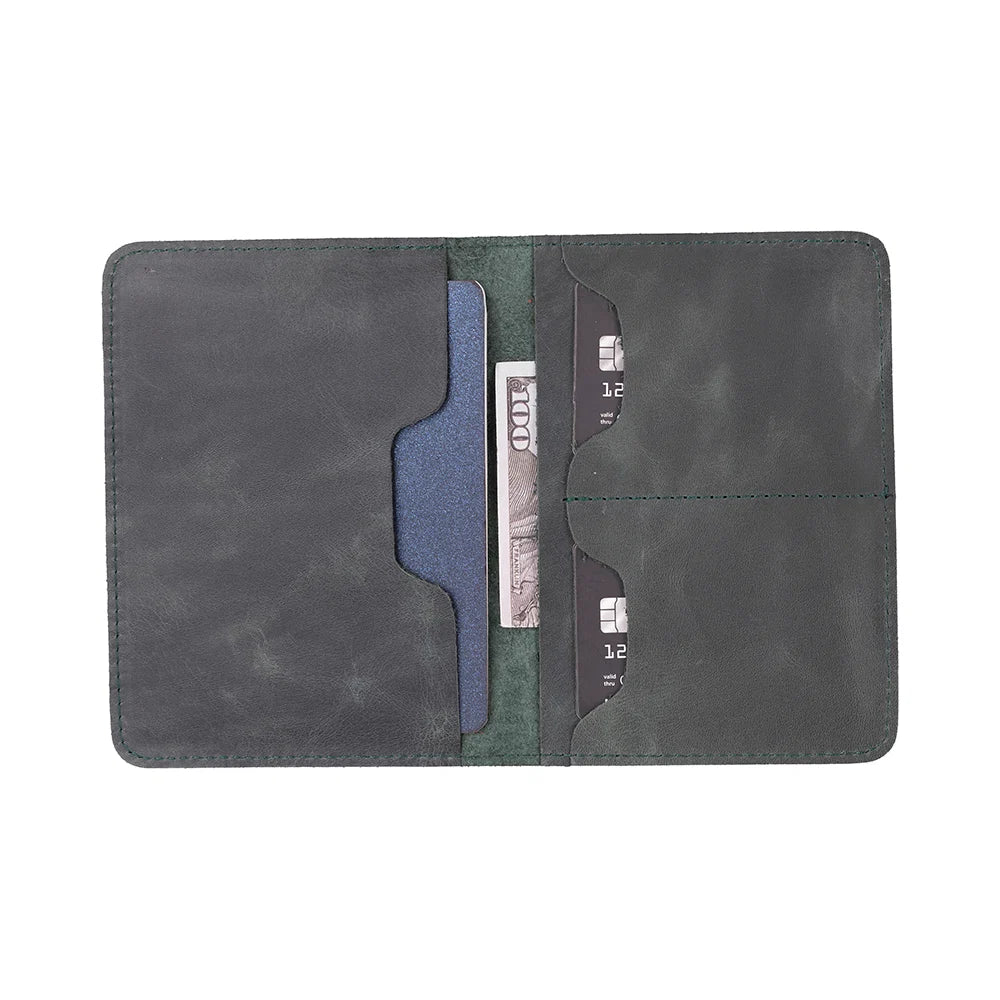 Stronova Leather Passport Wallet