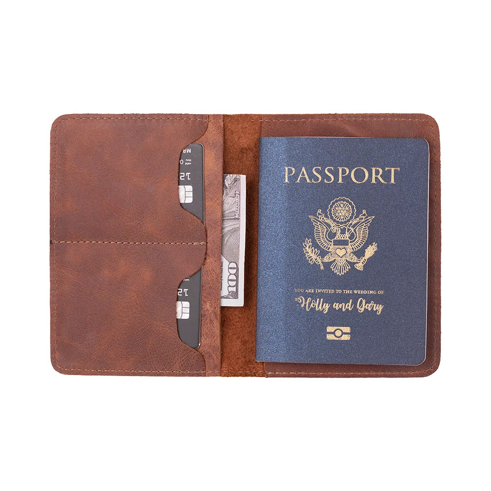 Viaggio Leather Passport Wallet