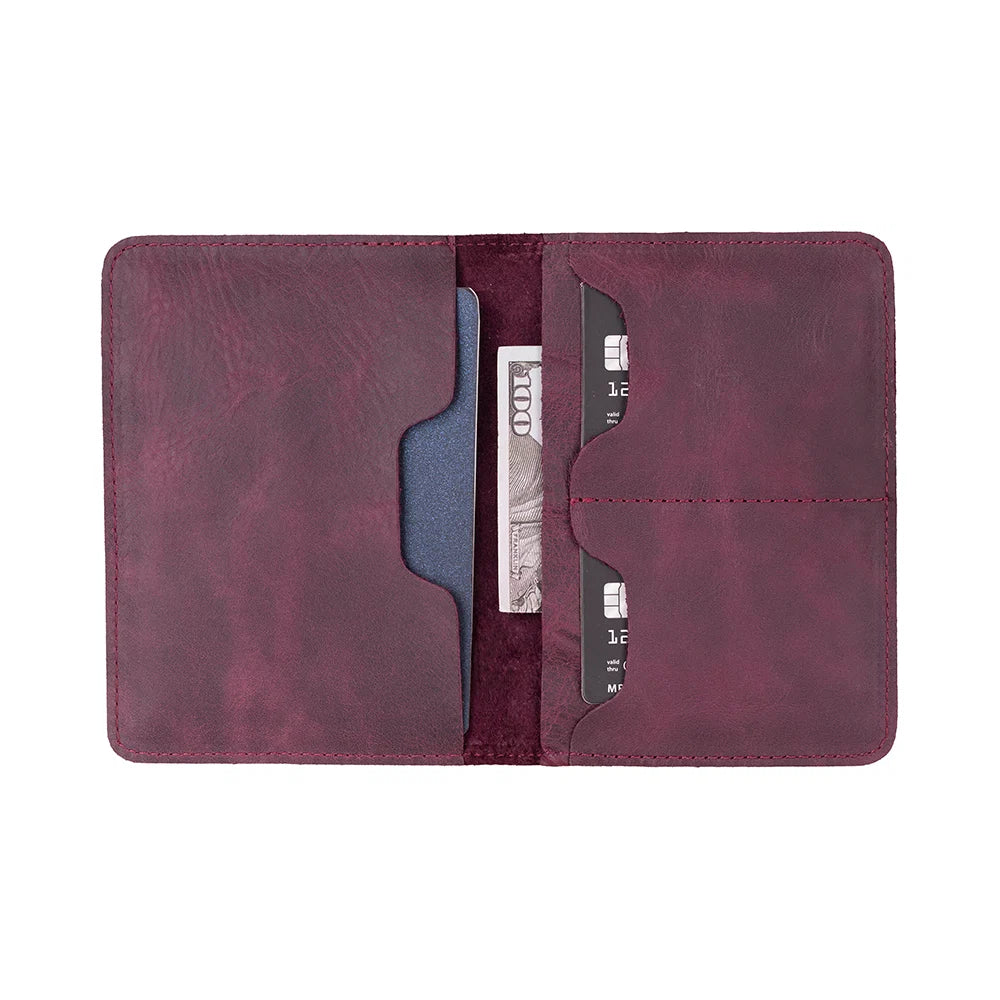 Stronova Leather Passport Wallet