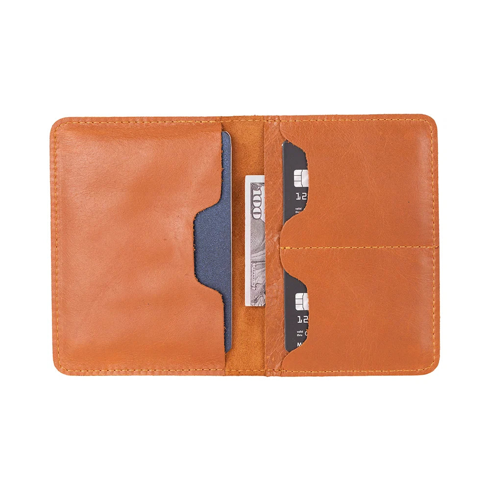 Stronova Leather Passport Wallet