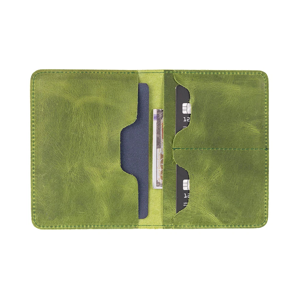 Stronova Leather Passport Wallet