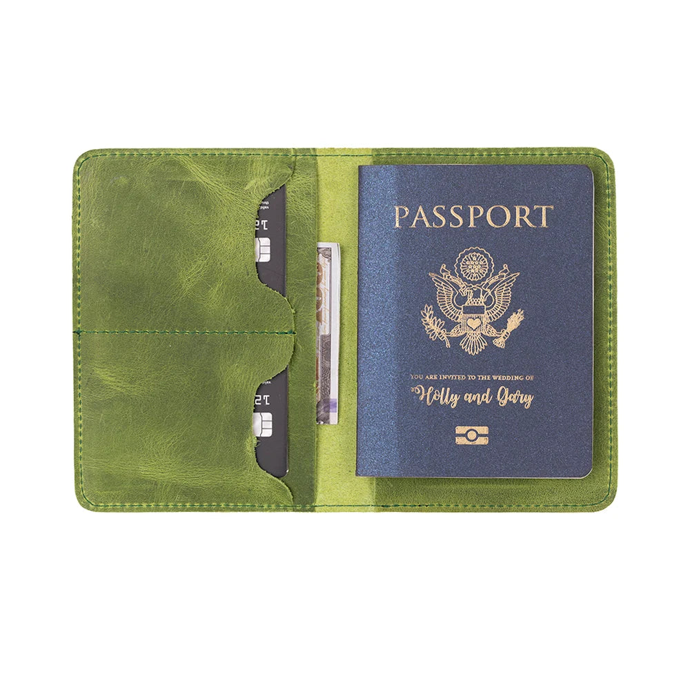 Stronova Leather Passport Wallet