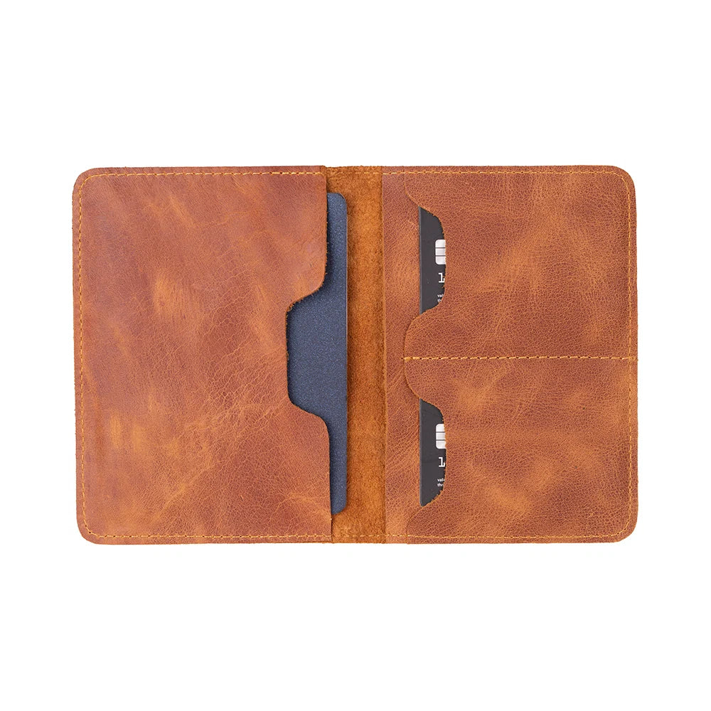 Stronova Leather Passport Wallet