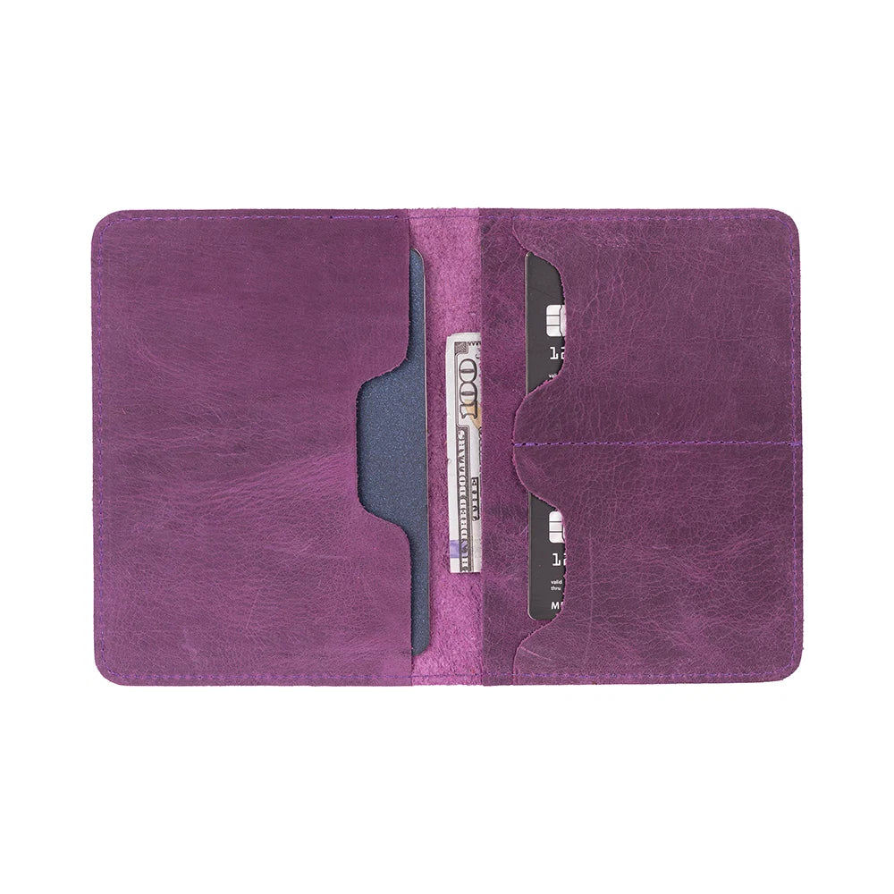 Stronova Leather Passport Wallet