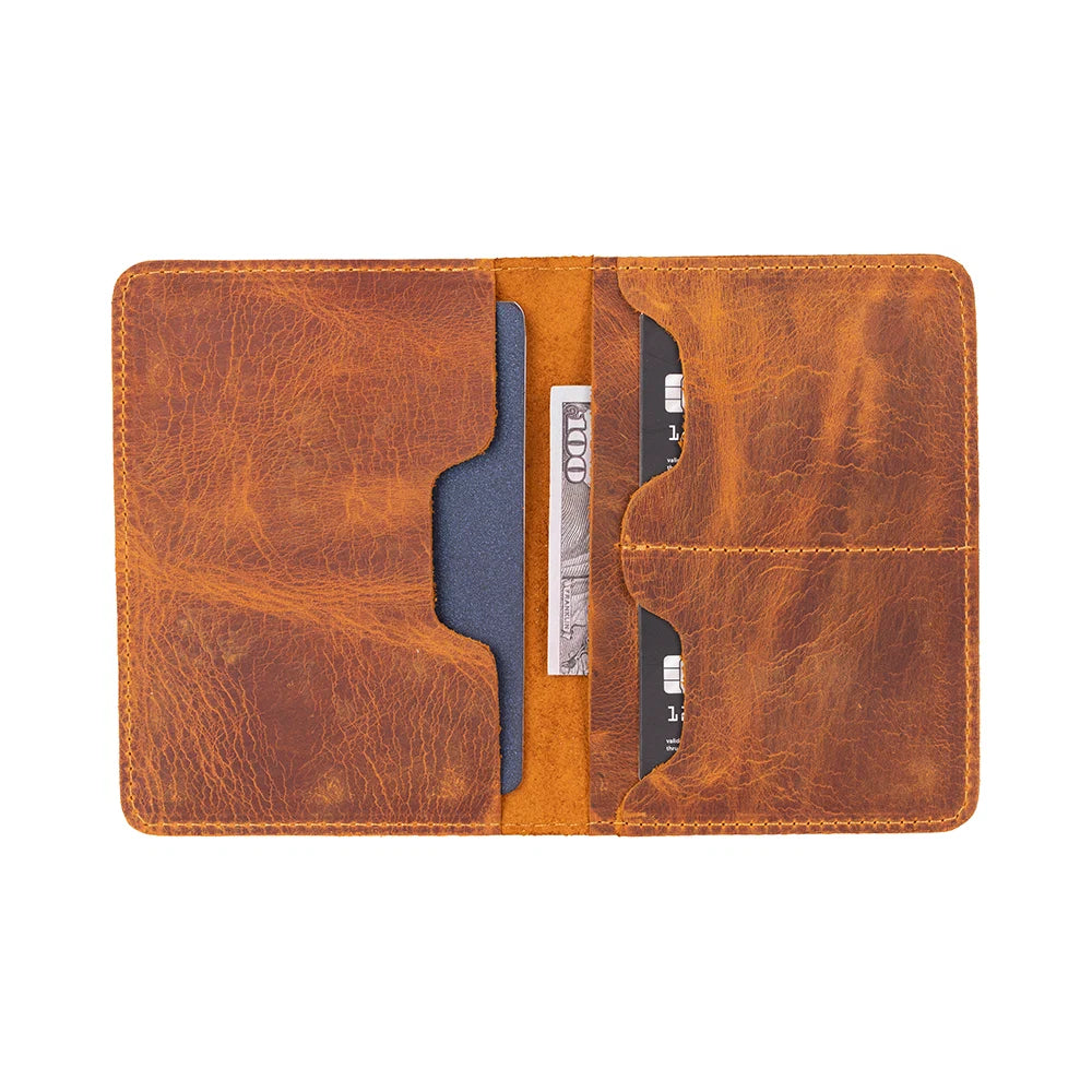 Stronova Leather Passport Wallet