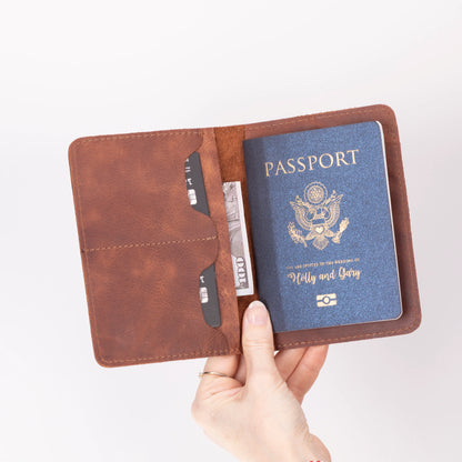 Viaggio Leather Passport Wallet