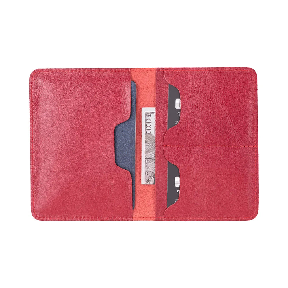 Stronova Leather Passport Wallet