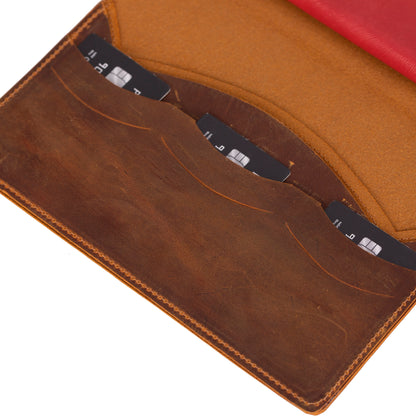 Passato Leather Journal Cover with Three Card Slots