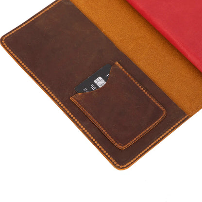 Eterna Leather Journal Cover with Wraparound Strap