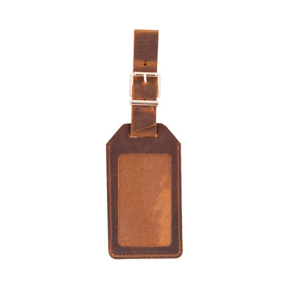 Uno Leather Luggage Tag with ID Window