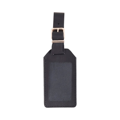 Uno Leather Luggage Tag with ID Window