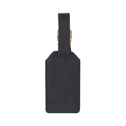Uno Leather Luggage Tag with ID Window