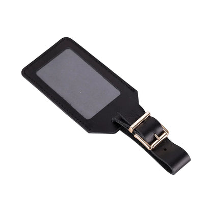 Uno Leather Luggage Tag with ID Window