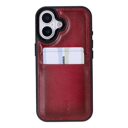 Flex Cover iPhone 17 Leather Card Holder Case