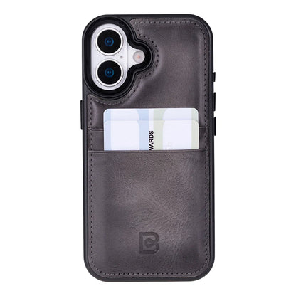 Flex Cover iPhone 17 Leather Card Holder Case