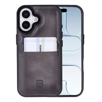 Flex Cover iPhone 17 Leather Card Holder Case