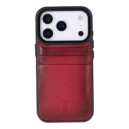 Flex Cover iPhone 17 Pro Leather Card Holder Case