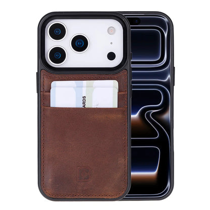 Flex Cover iPhone 17 Pro Leather Card Holder Case