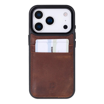 Flex Cover iPhone 17 Pro Leather Card Holder Case
