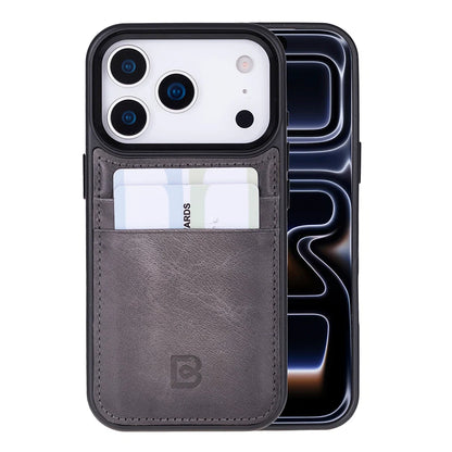 Flex Cover iPhone 17 Pro Leather Card Holder Case