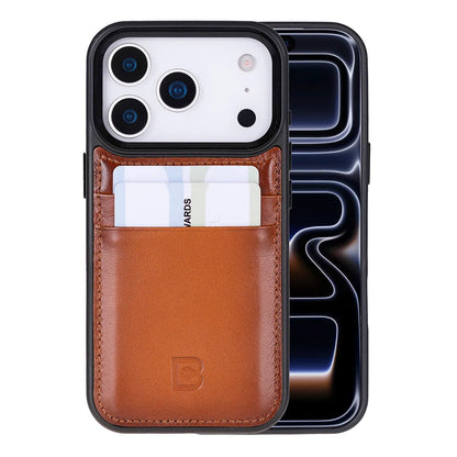 Flex Cover iPhone 17 Pro Leather Card Holder Case