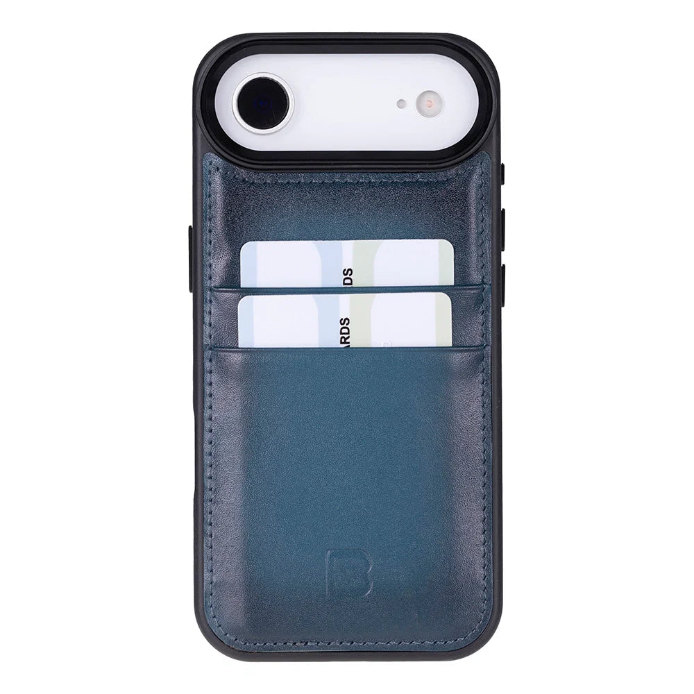 Flex Cover Leather iPhone 17 Air Case with Card Holder