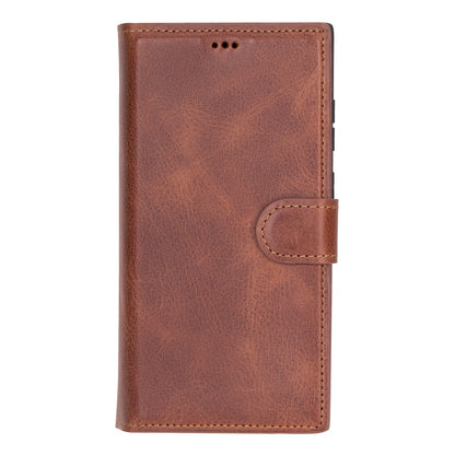Magic Samsung Galaxy S23 Ultra Detachable Leather Wallet Case