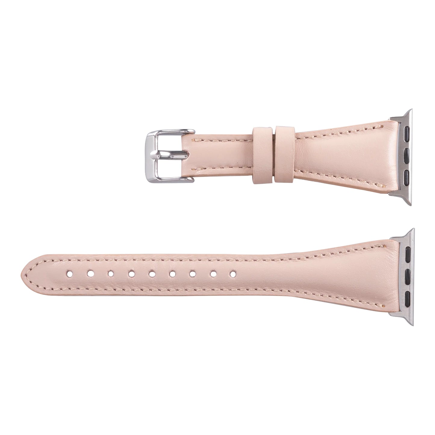 Leather Apple Watch Bands - Clasic Slim Style BRN7