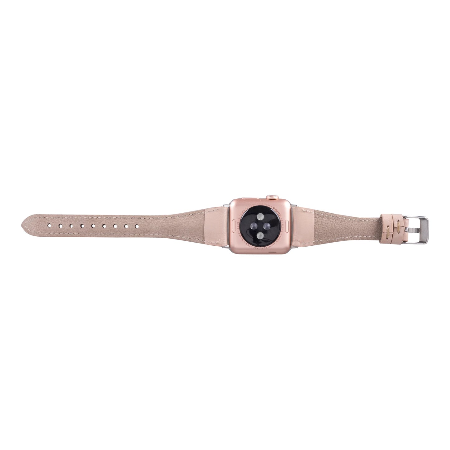Leather Apple Watch Bands - Clasic Slim Style BRN7