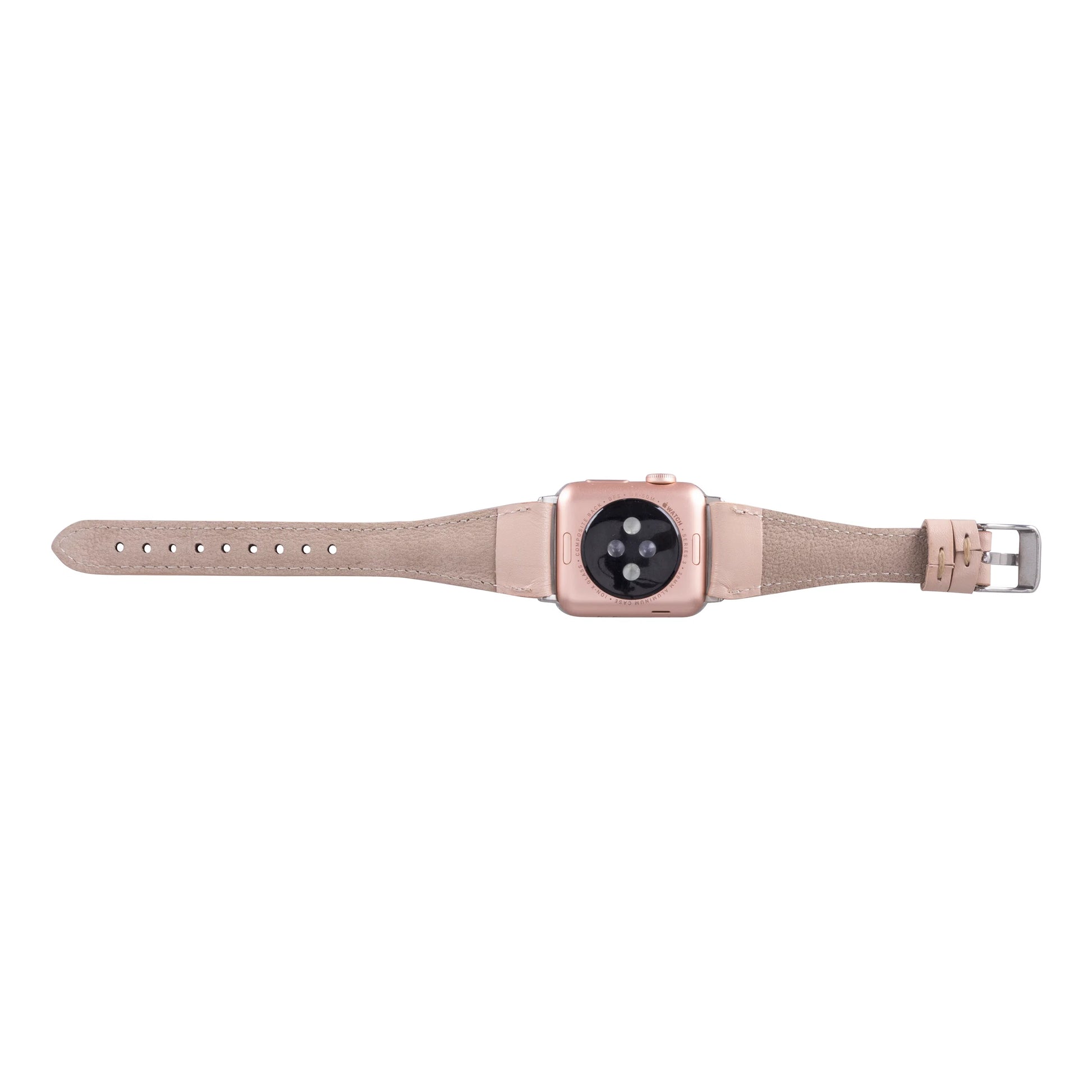 Leather Apple Watch Bands - Clasic Slim Style BRN7