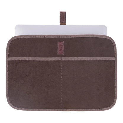 Luxentra 16-Inch Leather Laptop Briefcase