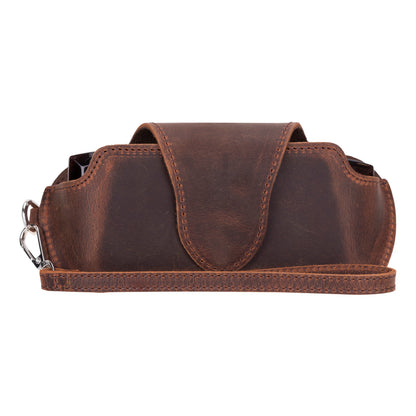 Riviera Magnetic Leather Glasses Case