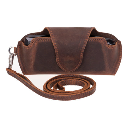 Riviera Magnetic Leather Glasses Case