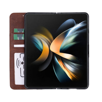 Wallet ID Leather Folio Case for Samsung Galaxy Z Fold5