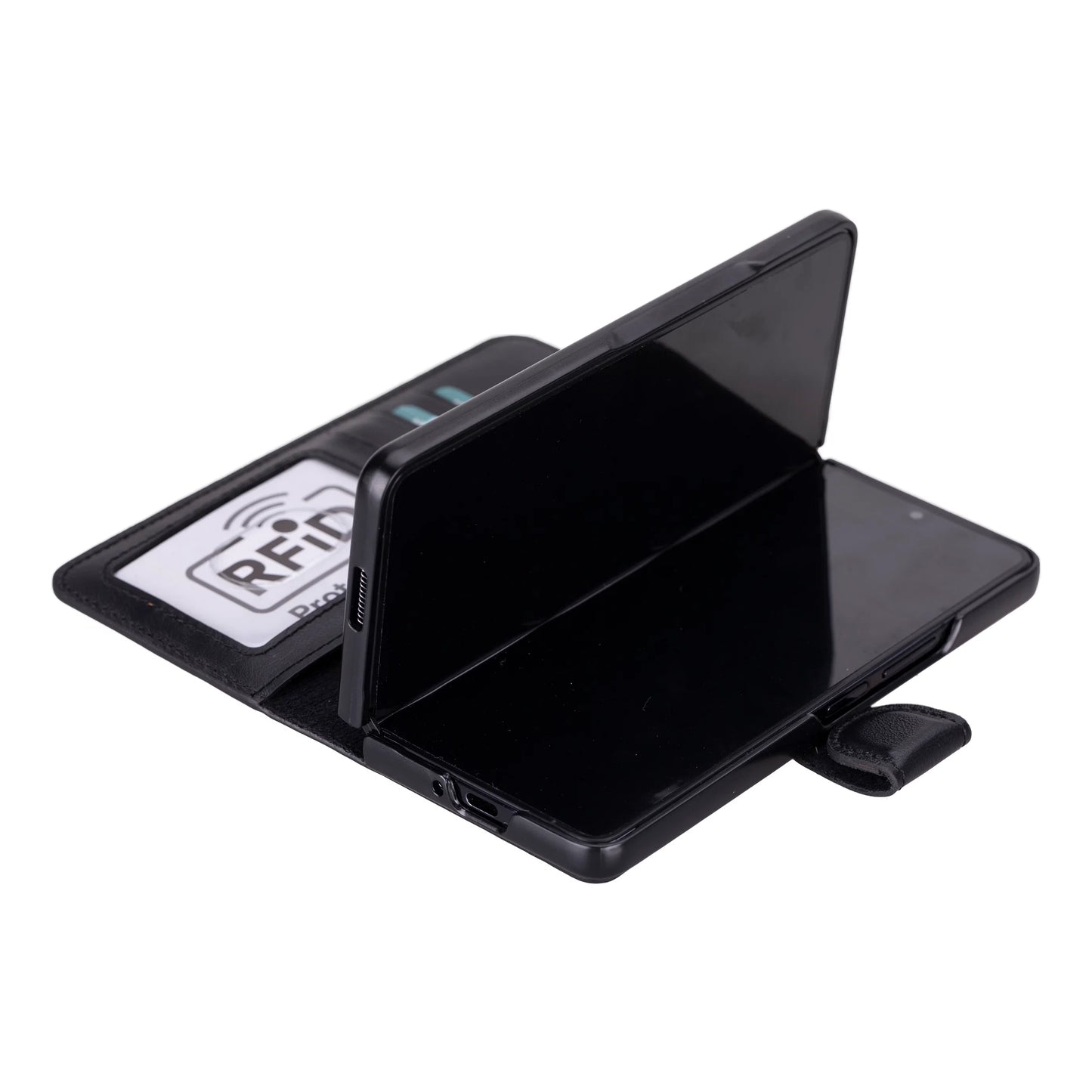 Wallet ID Leather Google Pixel 10 Pro Fold Folio Case