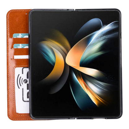 Wallet ID Leather Folio Case for Samsung Galaxy Z Fold5