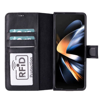 Wallet ID Leather Folio Case for Samsung Galaxy Z Fold5