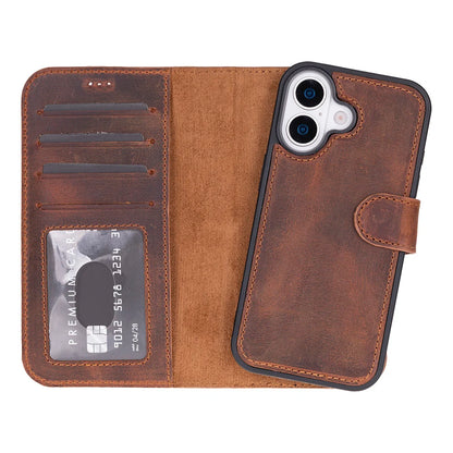 Magic iPhone 17 Detachable Leather Wallet Case – Expanded Palette